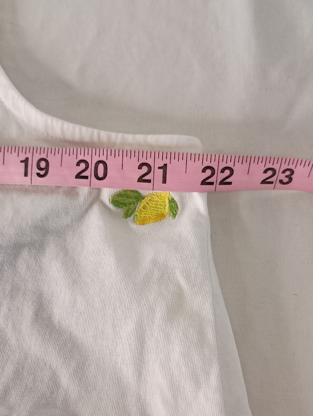 Maeve Sleeveless swing popover top striped collar embroidered - Picture 7 of 8